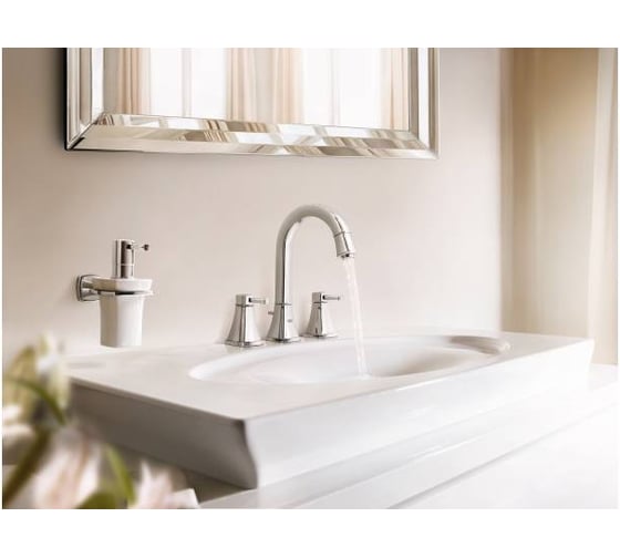 Держатель с керамическим дозатором жидкого мыла Grohe Grandera 40627000