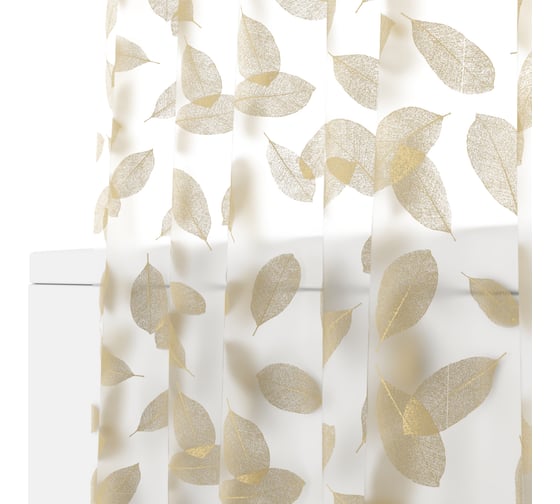Шторка для ванной комнаты Fora PEVA "BOTANICA GOLD" 200x180 FOR-PV02