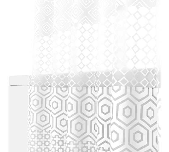 Шторка для ванной комнаты Fora PEVA "DIAMOND" 180x180 FOR-PV12