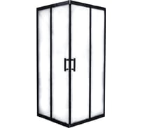 Душевое ограждение без поддона GROSSBERG 90х90 квадрат черный GS7530