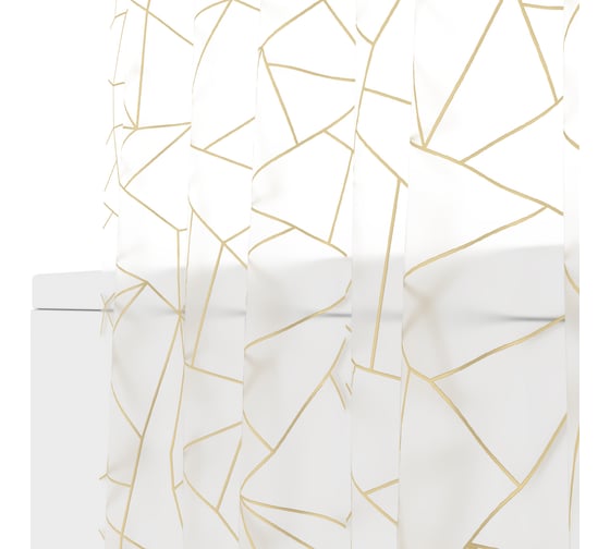 Шторка для ванной комнаты Fora PEVA "GOLD GLASS" 200x180 FOR-PV14