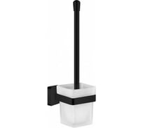 Ершик в стакане Aquanet 6588MB с держателем, черный матовый Aquanet 6588 00246603