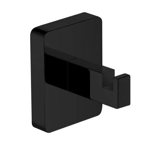Одинарный крючок Aquanet 6582MB черный матовый 00246596 1