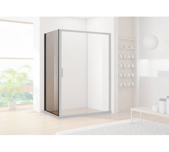 Боковое стекло Aquanet Pleasure 1000 мм, с откатной дверью AE60-F-100H200U-BT 00233149