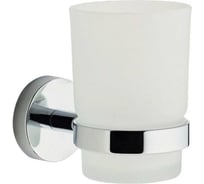 Стакан с держателем Aquanet Flash R6 стекло, круглый 00210783