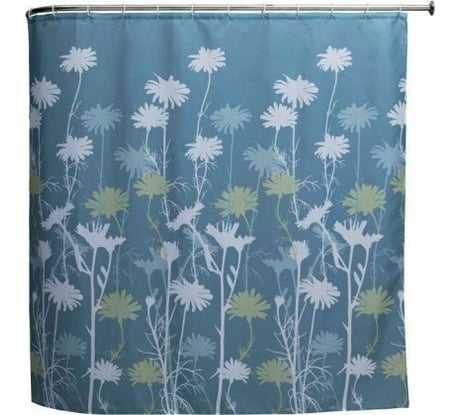 Навесная шторка для ванны Aquanet 180 см, 12 отверстий под кольца, одуванчики SC7040B 00202327