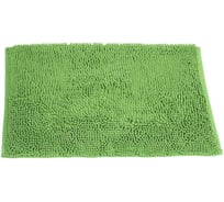 Напольный коврик для ванны Aquanet MA3172L 75 см, прямоугольный, синель, зеленый 00202342