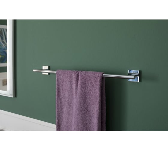 Держатель для полотенца Aquanet Flash S16 60 см, квадратный 00210776