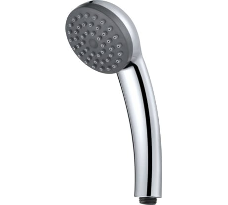 Душевая лейка Aquanet 69 мм, 1 режим, пластик, хром AF000-01C 00246905