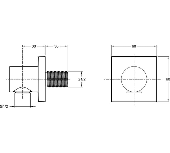 Шланговое соединение JACOB DELAFON E8467-CP 00000052284