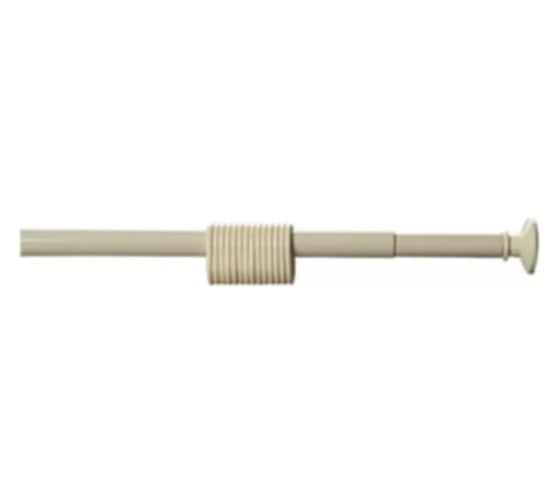 Карниз для ванной Умничка телескопический, 110-220 см, бежевый MPU6825