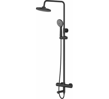 Душевая система Orange черного цвета, c термостатом в комплекте T02S3-911b