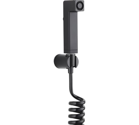 Гигиенический душевой набор Orange черного цвета шланг, гигиенический душ, держатель HS021bk