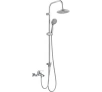Душевая система Orange Alfi в комплекте с однозахватным смесителем для ванны, с изливом M18-933cr