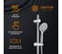 Душевая система с тропическим душем ORANGE штанга 970 мм S05cr 6