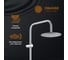 Душевая система с тропическим душем ORANGE штанга 970 мм S05cr 7