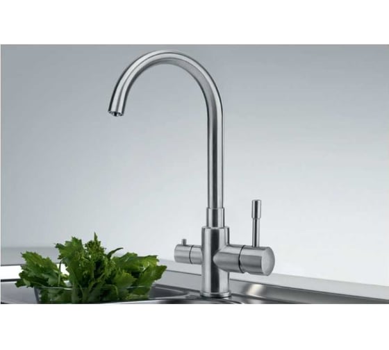 Смеситель FRANKE с фильтрацией EOS CLEAR WATER, сталь 120.0179.979