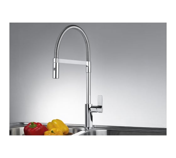 Смеситель FRANKE Ambient выдвижной шланг, п/п, хром 115.0265.997