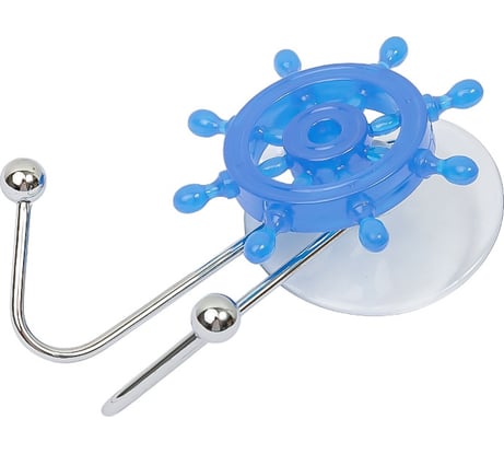 Двойной крючок Рыжий кот Штурвал на присоске W2534 004717