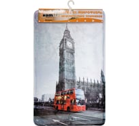 Коврик из микрофибры 50*80см Англия Рыжий кот 311541