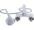 Смеситель DEVIDA серия ZUTTO-WHITE ванна DVS1224-14Wi 3