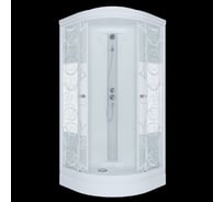 Душевая кабина MARONI FITO SR100L-DRN-DN4 100x100x228 + сифон D90 мм 465925