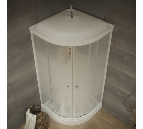 Душевая кабина MARONI  GALAXY SR90L-STN-DN4 90x90x215 + сифон D90 мм 467718