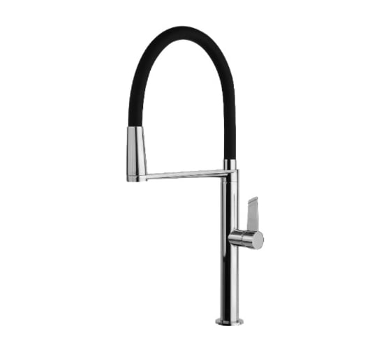 Смеситель для кухни Ramon Soler KITCHEN MAGNET с магнитным клапаном и гибким шлангом, никель 388801MCNC 1