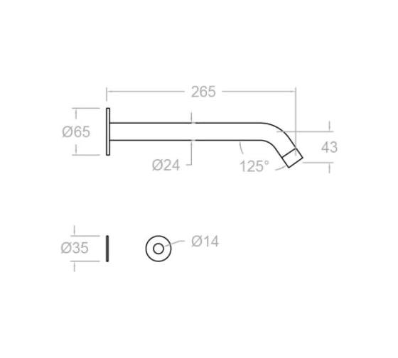 Встроенный кран для раковины Ramon Soler SOLTRONIC сенсорный 8121B