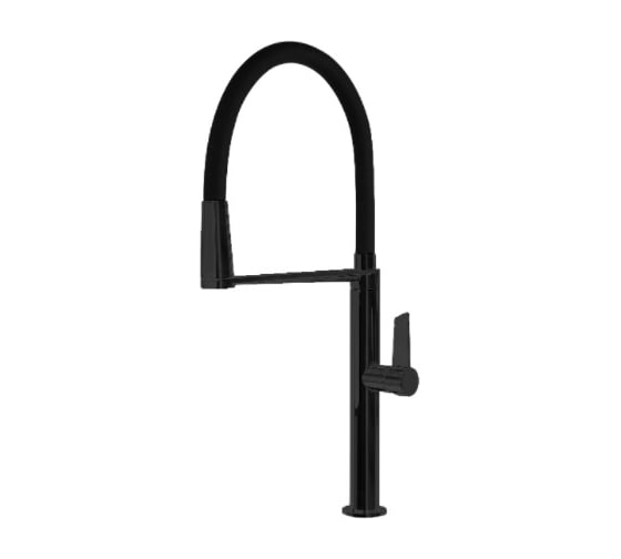 Смеситель для кухни Ramon Soler KITCHEN MAGNET с магнитным клапаном и гибким шлангом, черный 388801MCNM 1
