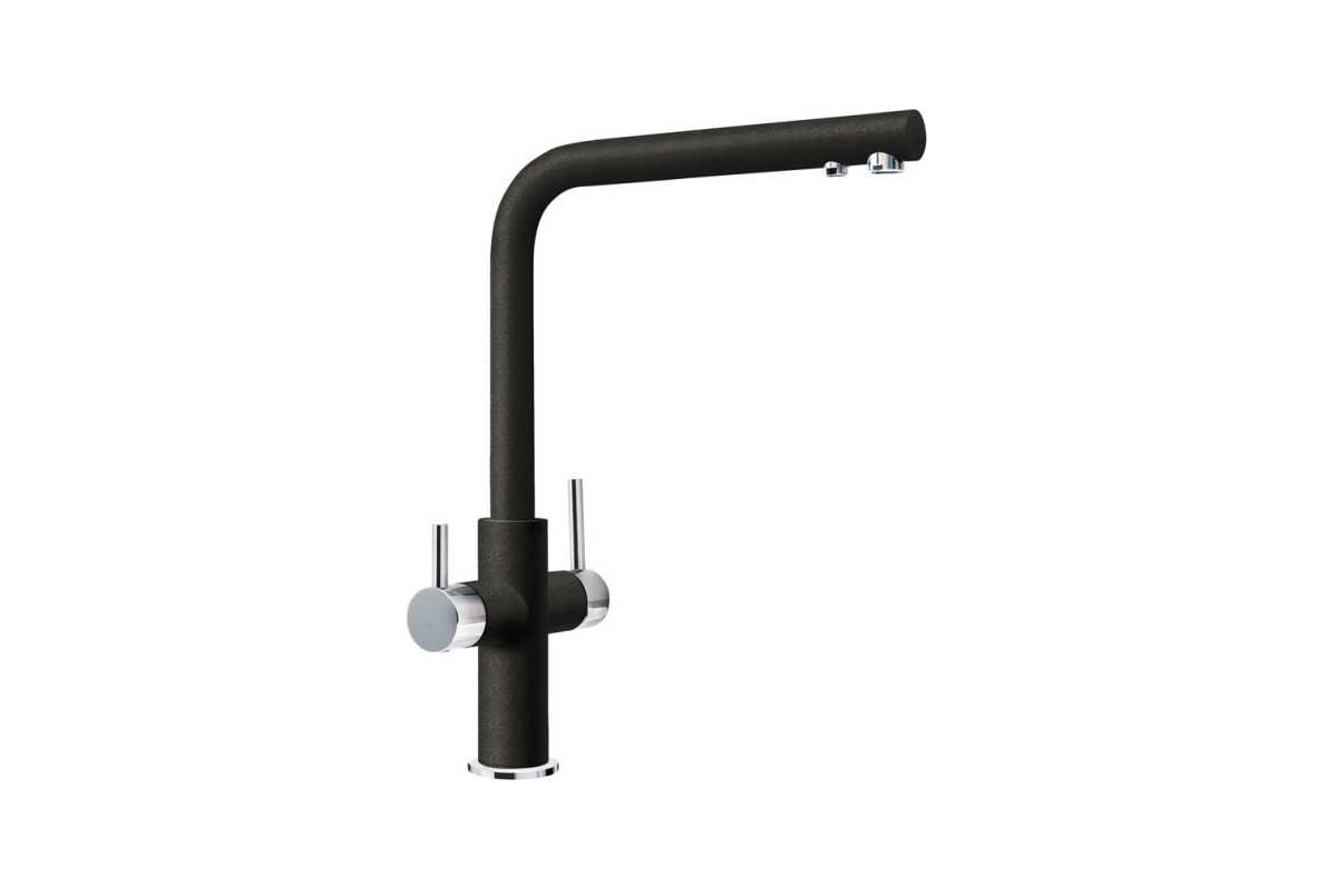 Смеситель FRANKE Neptune Clear Water с фильтрацией, оникс 115.0370.694 ...