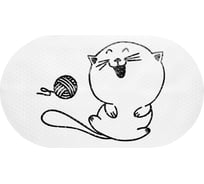 SPA-коврик для ванной комнаты Fora ПВХ клубок, Happy Cats FOR-HC051