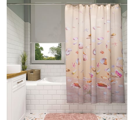 Шторка для ванной Fora Морская фантазия PH95