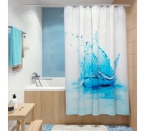 Шторка для ванной Fora Всплеск PH09