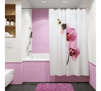 Шторка для ванной Fora Орхидея PH06