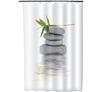 Шторка для ванной Fora Бамбук на камне PH55