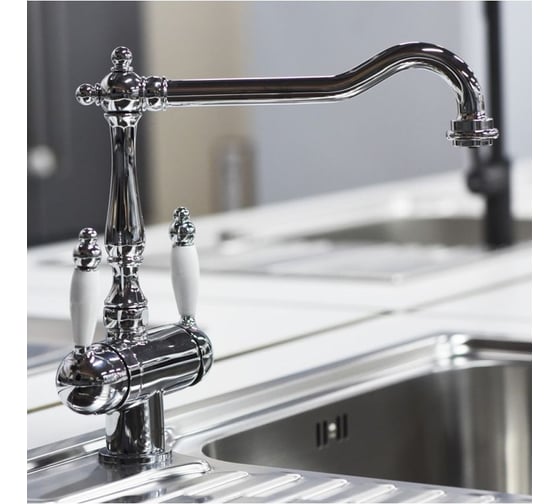 Смеситель FRANKE Old England Clear Water с фильтрацией, хром 115.0370.682