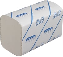 Полотенце бумажное листовое KIMBERLY-CLARK PROF SCOTT PERFORMANCE 1 слой, 210x215 мм, 274 листа в пачке, V-сложения, белое KIMBERLY-CLARK 1/15 KC-6689