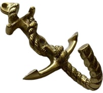 Крючок Larvij "Якорь" латунь LKBR135