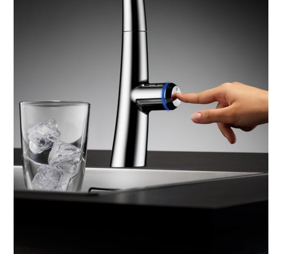 Смеситель FRANKE KWC ZOE TOUCH LIGHT PRO сталь 115.0393.163