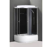 Душевая кабина GROSSBERG 1200х800х2150, высокий поддон 45 см, стекло тонированное TM 712 R