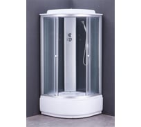 Душевая кабина GROSSBERG 1000х1000х2150, средний поддон 26 см, стекло матовое TM 313