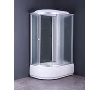 Душевая кабина GROSSBERG 1200х800х2150, высокий поддон 40 см, стекло матовое PB 120 R