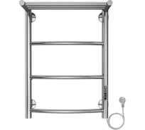 Электрический полотенцесушитель Azario VERONA 400/600 с полкой, R, 3 перекладины 00088204