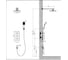 Встроенная душевая система Timo с термостатом Tetra thermo SX 0179 00SM 6