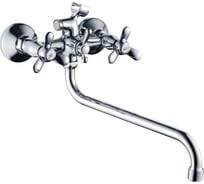 Смеситель для ванны Valfex Libra Сhrome-3, длинный излив, латунь VF.2212