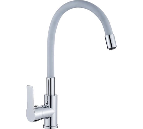 Смеситель для кухни Valfex Estreya Graphite гибкий силиконовый излив, латунь VF.70112-3