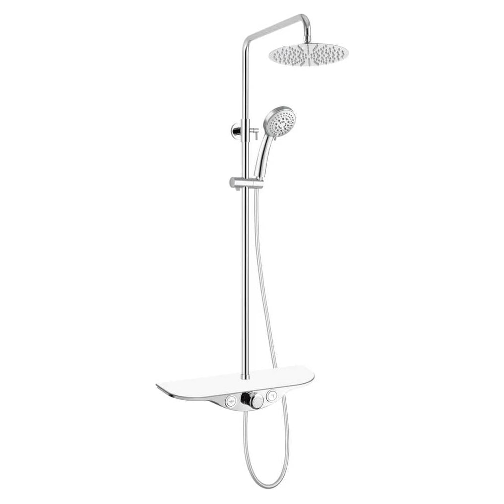 Душевая система CULTO MOTO с тропическим душем, полочкой и кнопочным ...