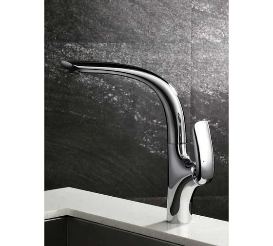 Смеситель с высоким изливом CULTO LOFT однорычажный KI03LFT CULKI03LFT/chrom