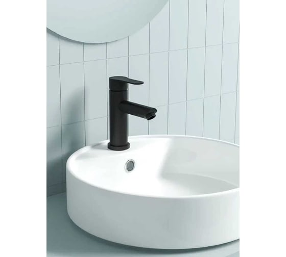 Смеситель для раковины CULTO FERRO BLACK черный WB01FRB